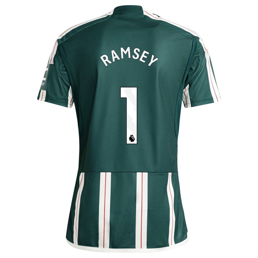 Homem Camisola Emily Ramsey #1 Verde Escuro Alternativa 2023/24 Camisa