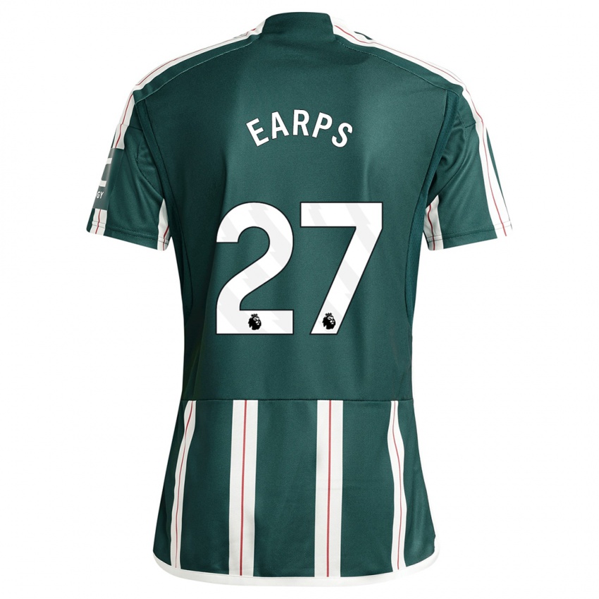 Homem Camisola Mary Earps #27 Verde Escuro Alternativa 2023/24 Camisa