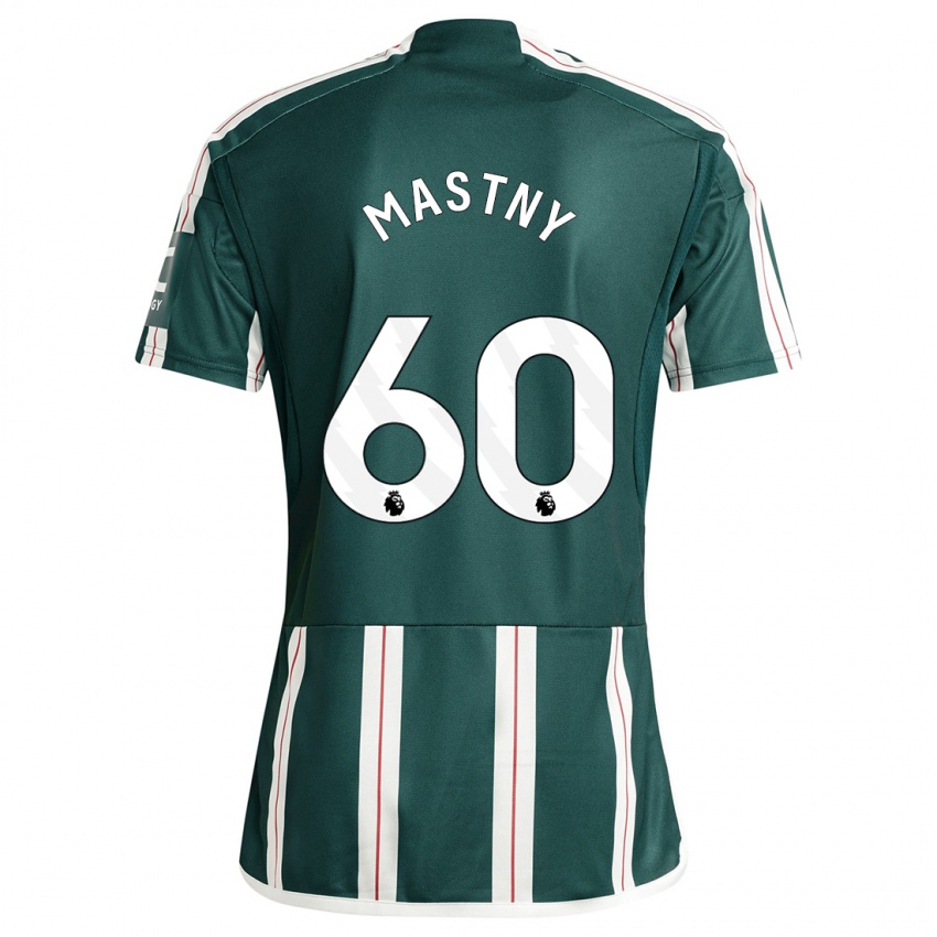 Homem Camisola Ondrej Mastny #60 Verde Escuro Alternativa 2023/24 Camisa