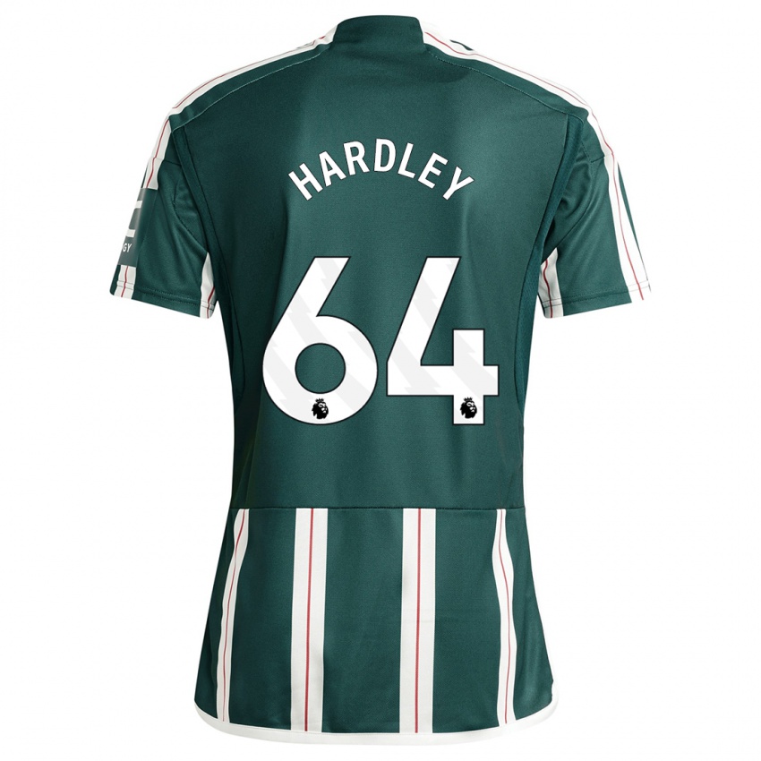 Homem Camisola Bjorn Hardley #64 Verde Escuro Alternativa 2023/24 Camisa
