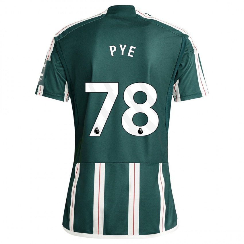 Homem Camisola Logan Pye #78 Verde Escuro Alternativa 2023/24 Camisa