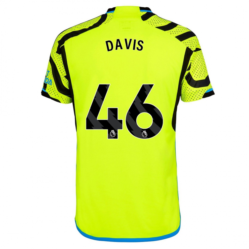 Homem Camisola Timi Davis #46 Amarelo Alternativa 2023/24 Camisa