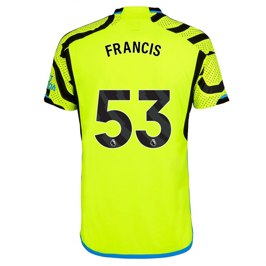 Homem Camisola Jack Henry Francis #53 Amarelo Alternativa 2023/24 Camisa