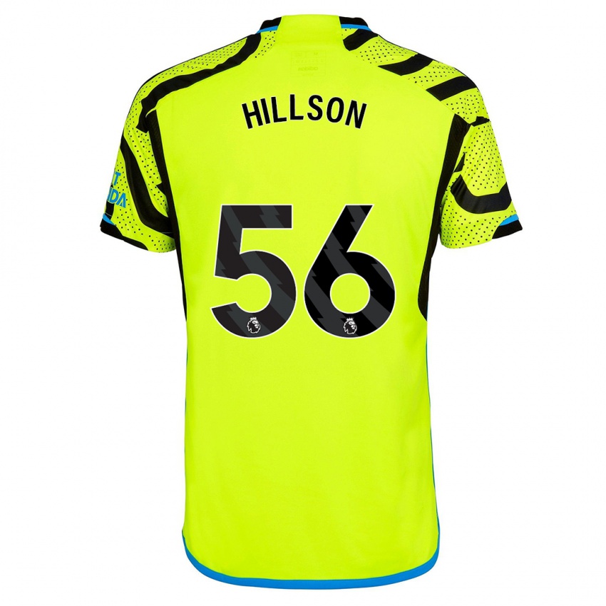 Homem Camisola James Hillson #56 Amarelo Alternativa 2023/24 Camisa