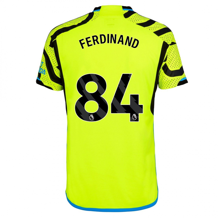 Homem Camisola Seb Ferdinand #84 Amarelo Alternativa 2023/24 Camisa