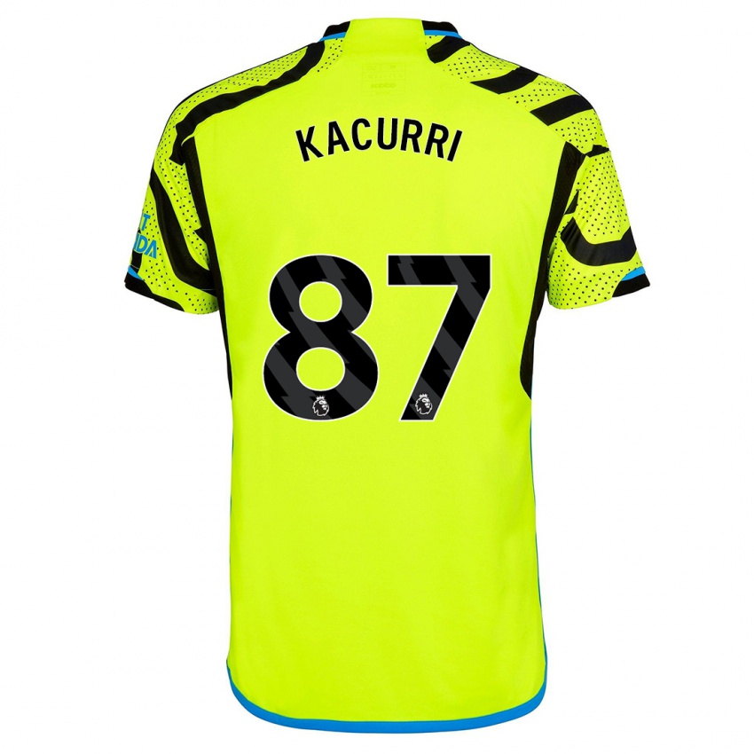Homem Camisola Maldini Kacurri #87 Amarelo Alternativa 2023/24 Camisa