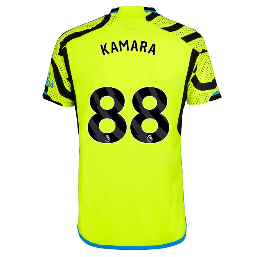 Homem Camisola Osman Kamara #88 Amarelo Alternativa 2023/24 Camisa