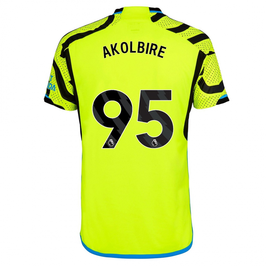 Homem Camisola Bless Akolbire #95 Amarelo Alternativa 2023/24 Camisa