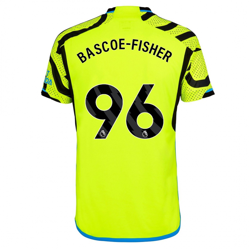 Homem Camisola Jakai Bascoe-Fisher #96 Amarelo Alternativa 2023/24 Camisa