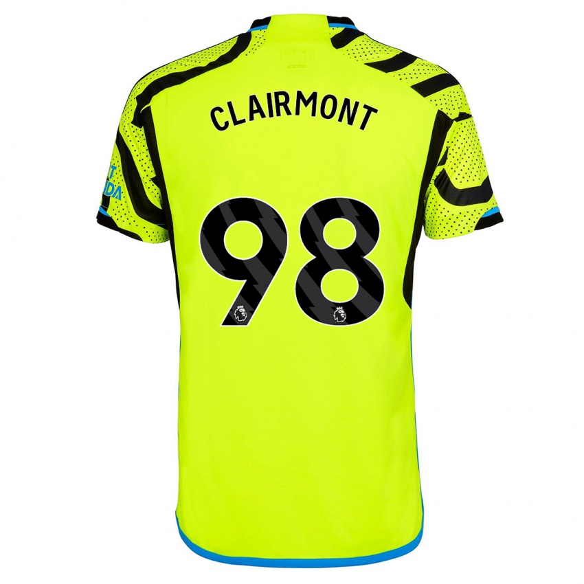 Homem Camisola Reece Clairmont #98 Amarelo Alternativa 2023/24 Camisa