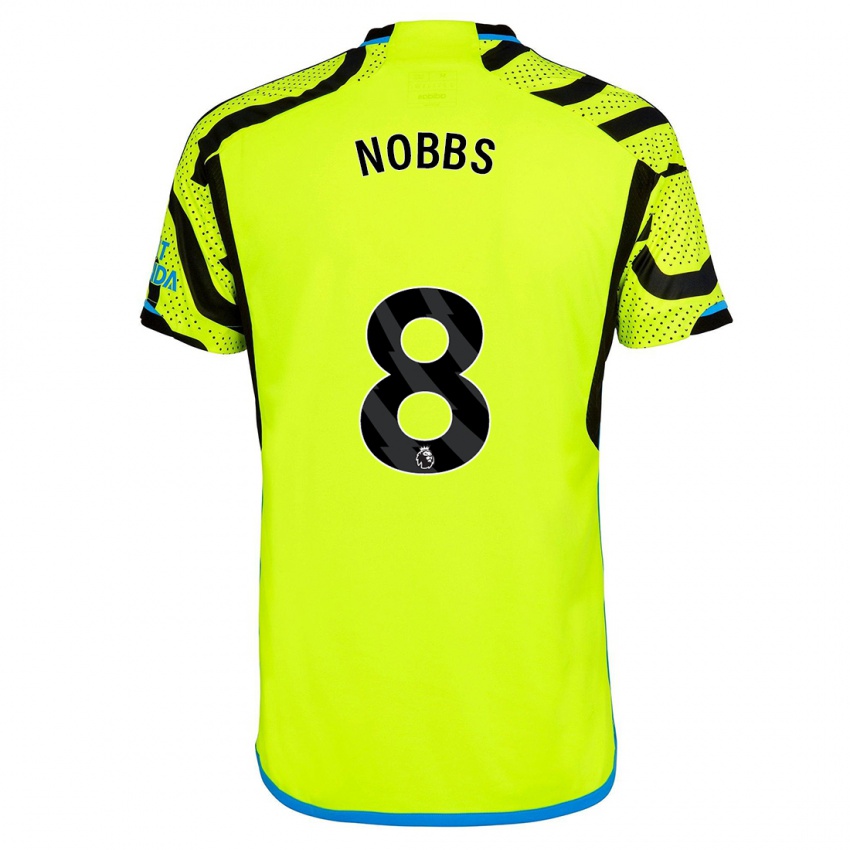 Homem Camisola Nobbs #8 Amarelo Alternativa 2023/24 Camisa