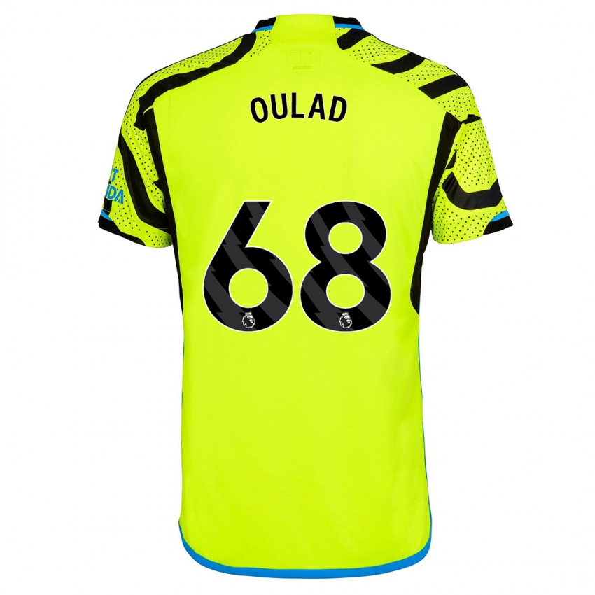 Homem Camisola Salah-Eddine Oulad M'hand #68 Amarelo Alternativa 2023/24 Camisa