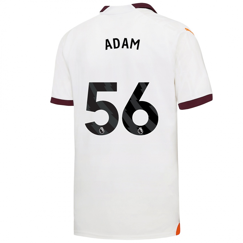 Homem Camisola Josh Adam #56 Branco Alternativa 2023/24 Camisa