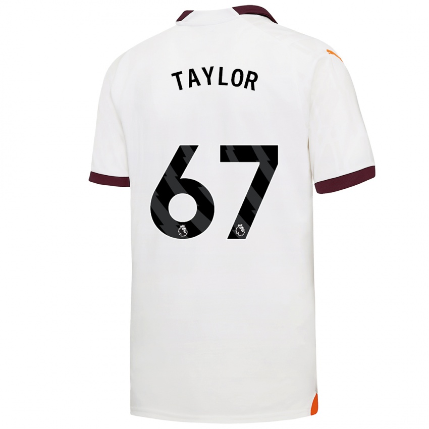 Homem Camisola Kane Taylor #67 Branco Alternativa 2023/24 Camisa