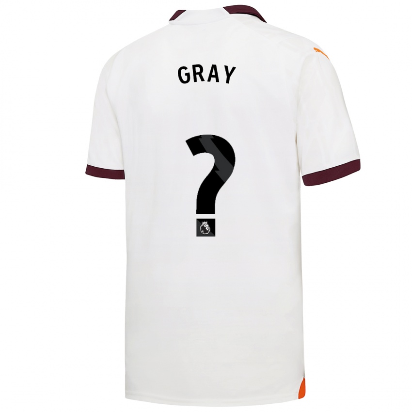 Homem Camisola Charlie Gray #0 Branco Alternativa 2023/24 Camisa