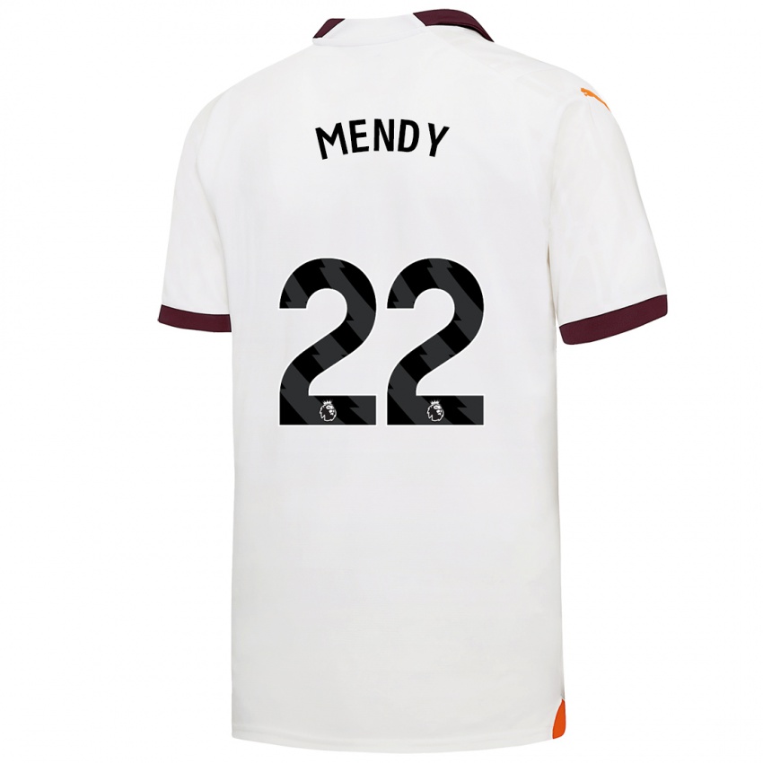 Homem Camisola Benjamin Mendy #22 Branco Alternativa 2023/24 Camisa