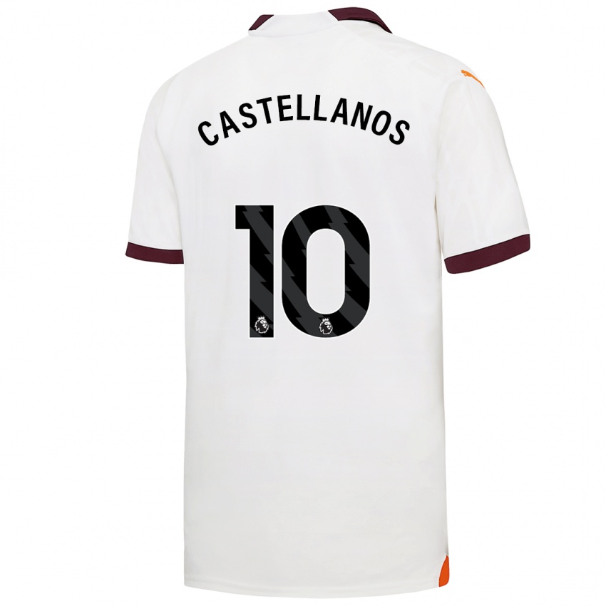 Homem Camisola Deyna Castellanos #10 Branco Alternativa 2023/24 Camisa