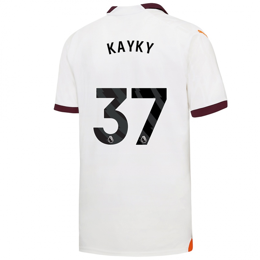 Homem Camisola Kayky #37 Branco Alternativa 2023/24 Camisa