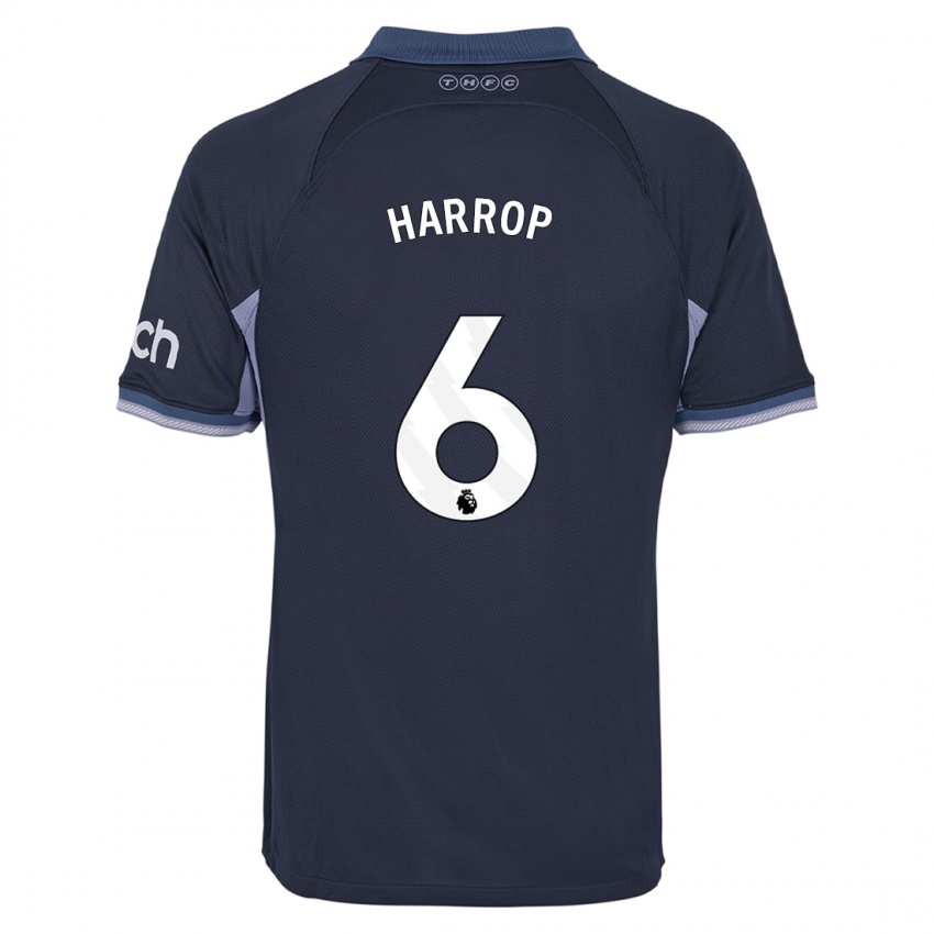 Homem Camisola Kerys Harrop #6 Azul Escuro Alternativa 2023/24 Camisa
