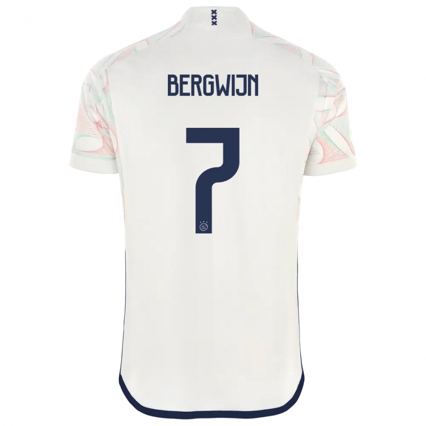 Homem Camisola Steven Bergwijn #7 Branco Alternativa 2023/24 Camisa