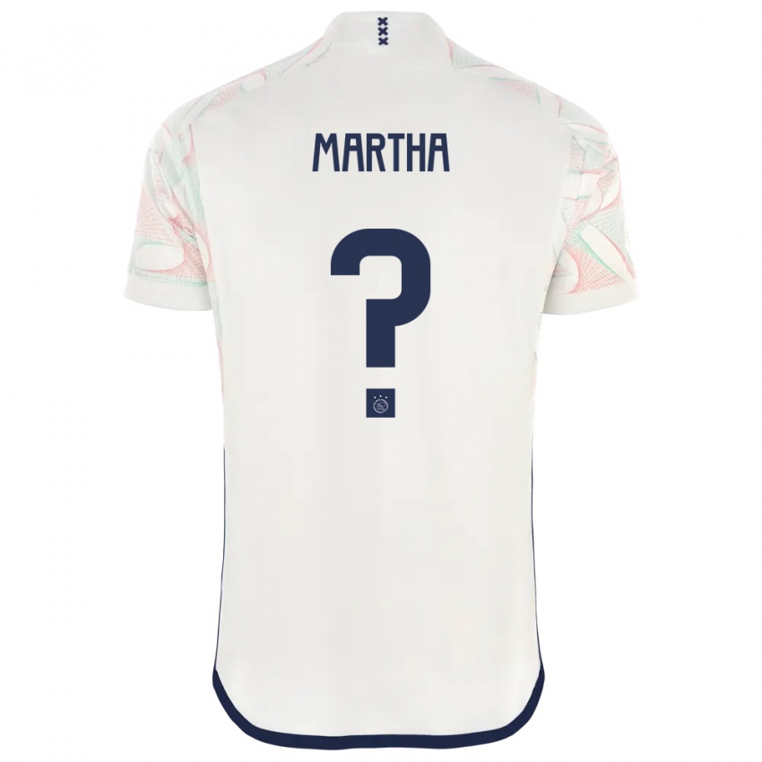 Homem Camisola Ar'jany Martha #0 Branco Alternativa 2023/24 Camisa