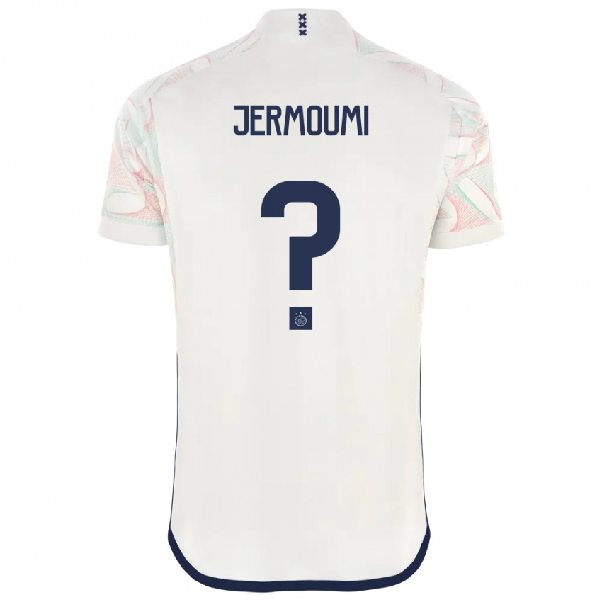 Homem Camisola Diyae Jermoumi #0 Branco Alternativa 2023/24 Camisa