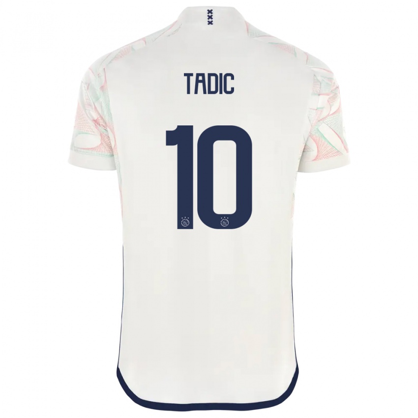 Homem Camisola Dusan Tadic #10 Branco Alternativa 2023/24 Camisa