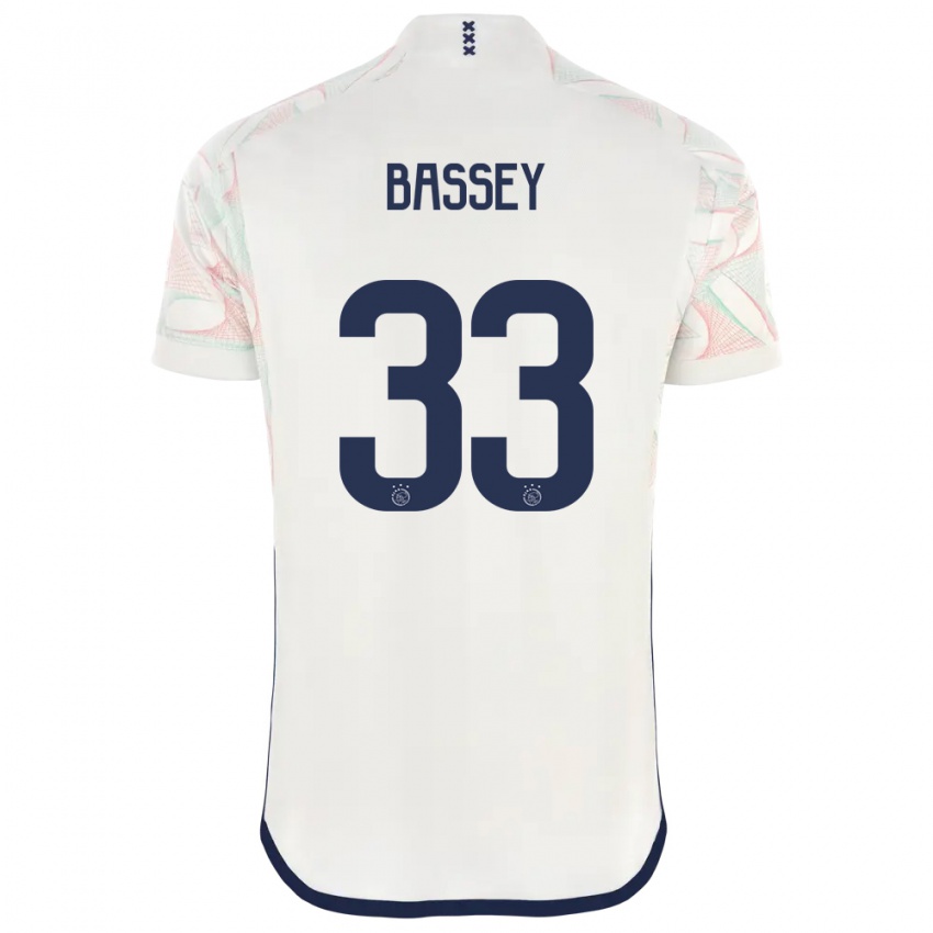 Homem Camisola Calvin Bassey #33 Branco Alternativa 2023/24 Camisa