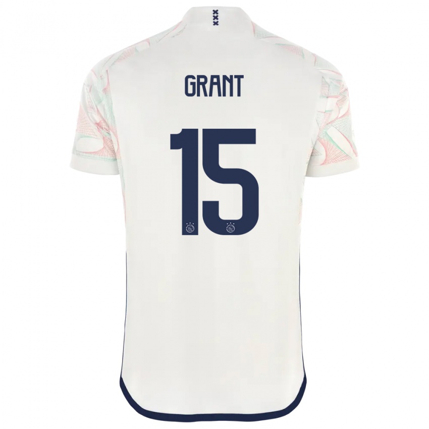 Homem Camisola Chasity Grant #15 Branco Alternativa 2023/24 Camisa
