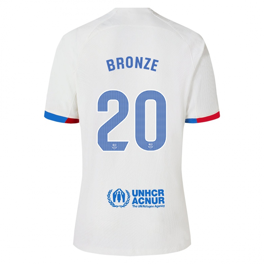 Homem Camisola Lucy Bronze #20 Branco Alternativa 2023/24 Camisa