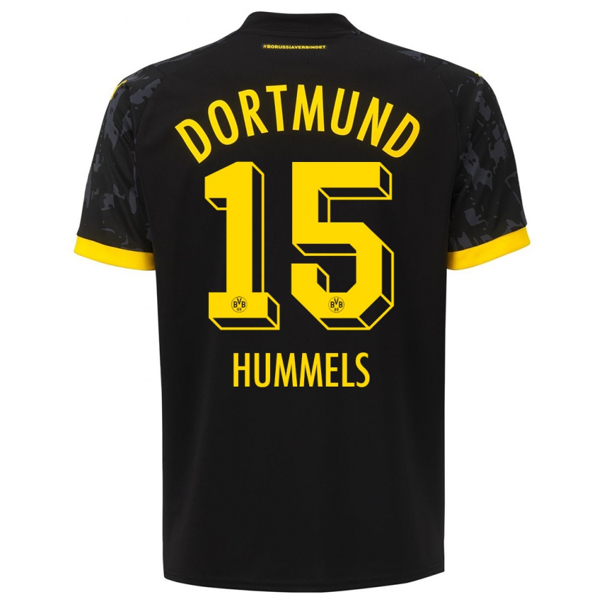 Homem Camisola Mats Hummels #15 Preto Alternativa 2023/24 Camisa