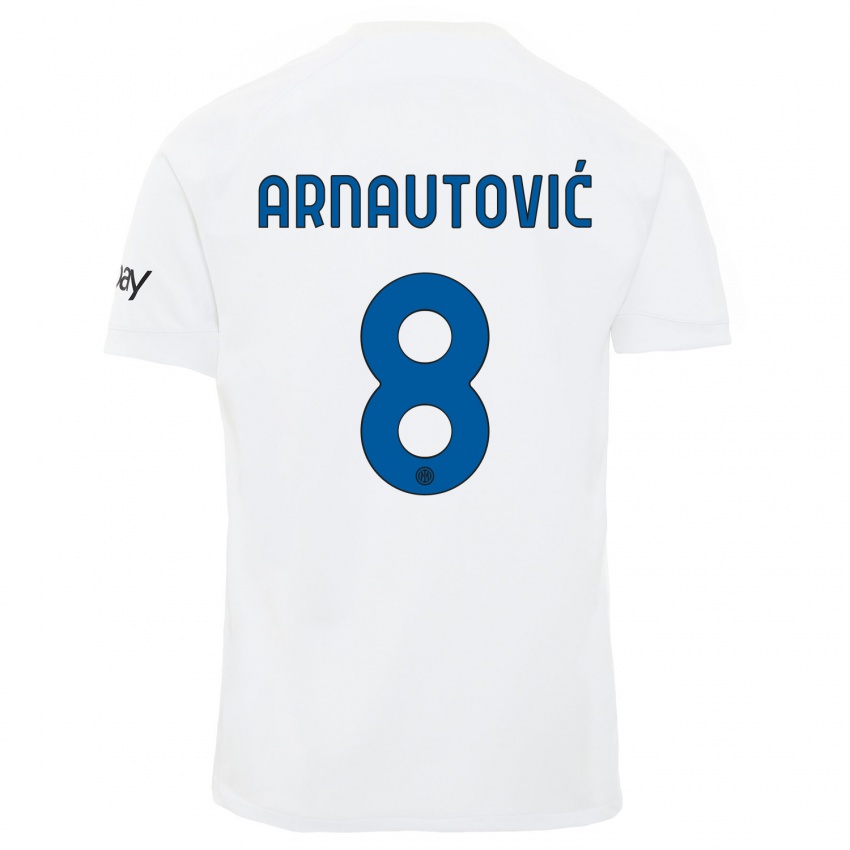 Homem Camisola Marko Arnautovic #8 Branco Alternativa 2023/24 Camisa
