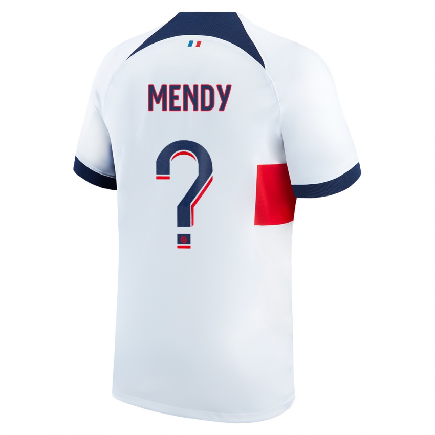Homem Camisola Tony Mendy #0 Branco Alternativa 2023/24 Camisa