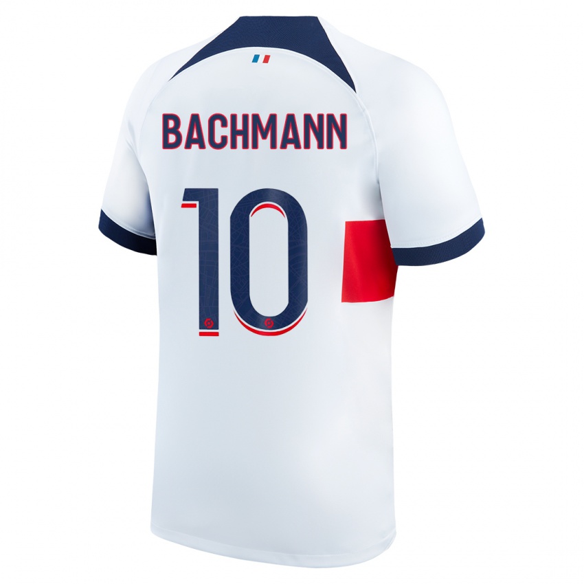 Homem Camisola Ramona Bachmann #10 Branco Alternativa 2023/24 Camisa