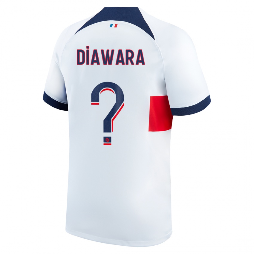 Homem Camisola Lahna Diawara #0 Branco Alternativa 2023/24 Camisa