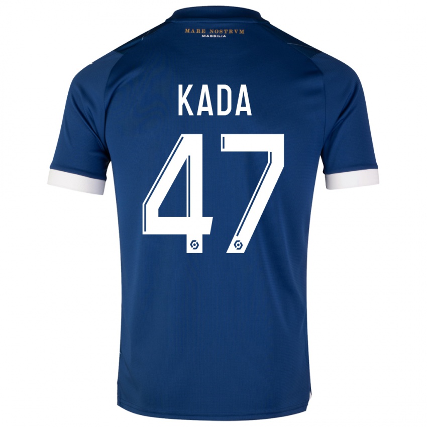 Homem Camisola Joakim Kada #47 Azul Escuro Alternativa 2023/24 Camisa