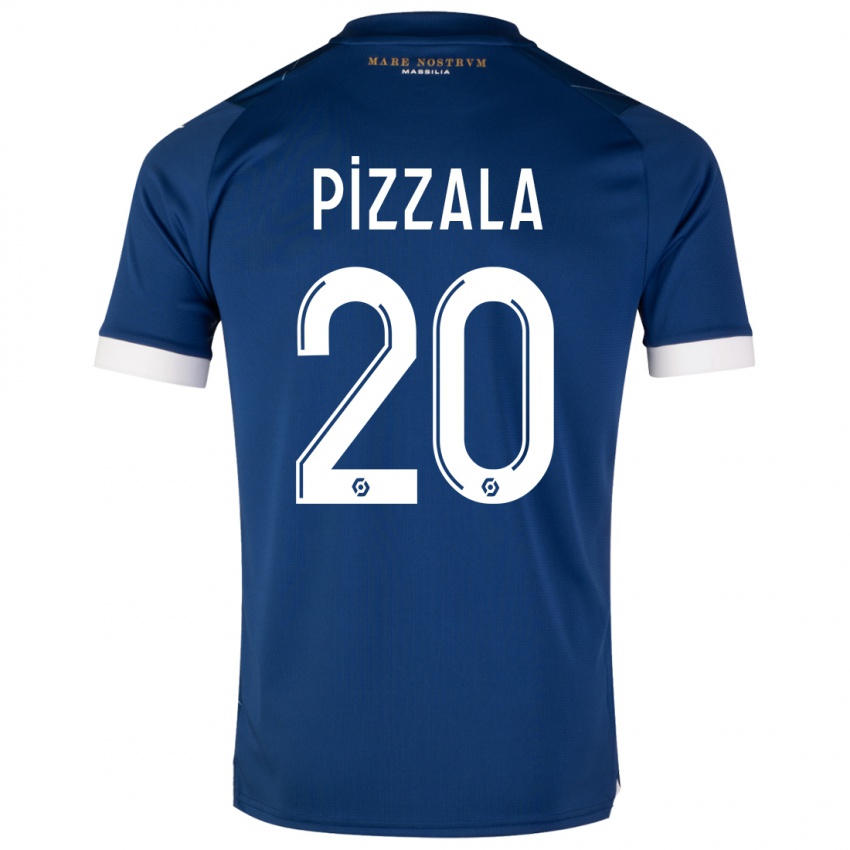Homem Camisola Caroline Pizzala #20 Azul Escuro Alternativa 2023/24 Camisa