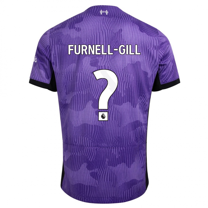 Homem Camisola Luca Furnell-Gill #0 Roxo Terceiro 2023/24 Camisa