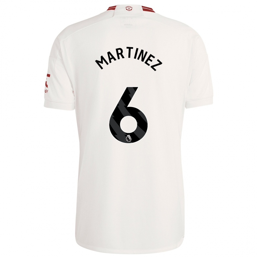 Homem Camisola Lisandro Martinez #6 Branco Terceiro 2023/24 Camisa