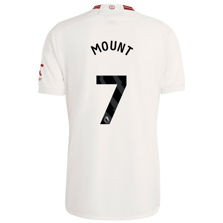 Homem Camisola Mason Mount #7 Branco Terceiro 2023/24 Camisa