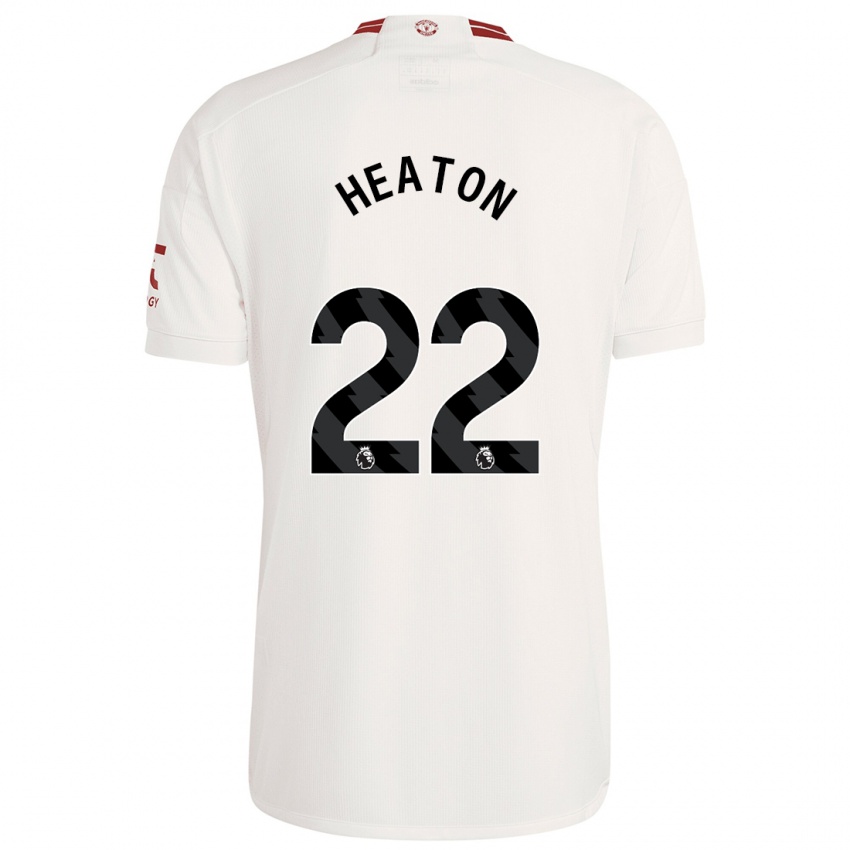 Homem Camisola Tom Heaton #22 Branco Terceiro 2023/24 Camisa