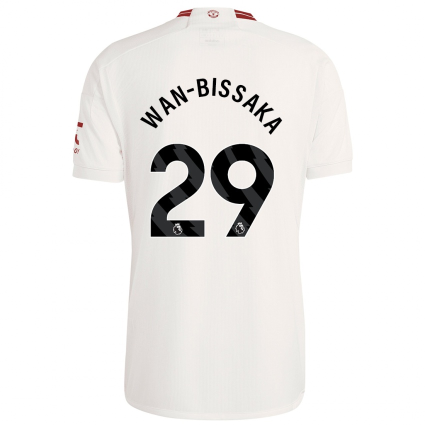 Homem Camisola Aaron Wan-Bissaka #29 Branco Terceiro 2023/24 Camisa