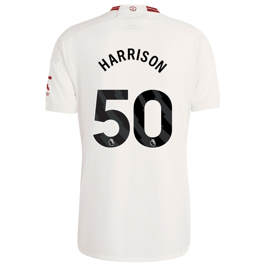 Homem Camisola Elyh Harrison #50 Branco Terceiro 2023/24 Camisa