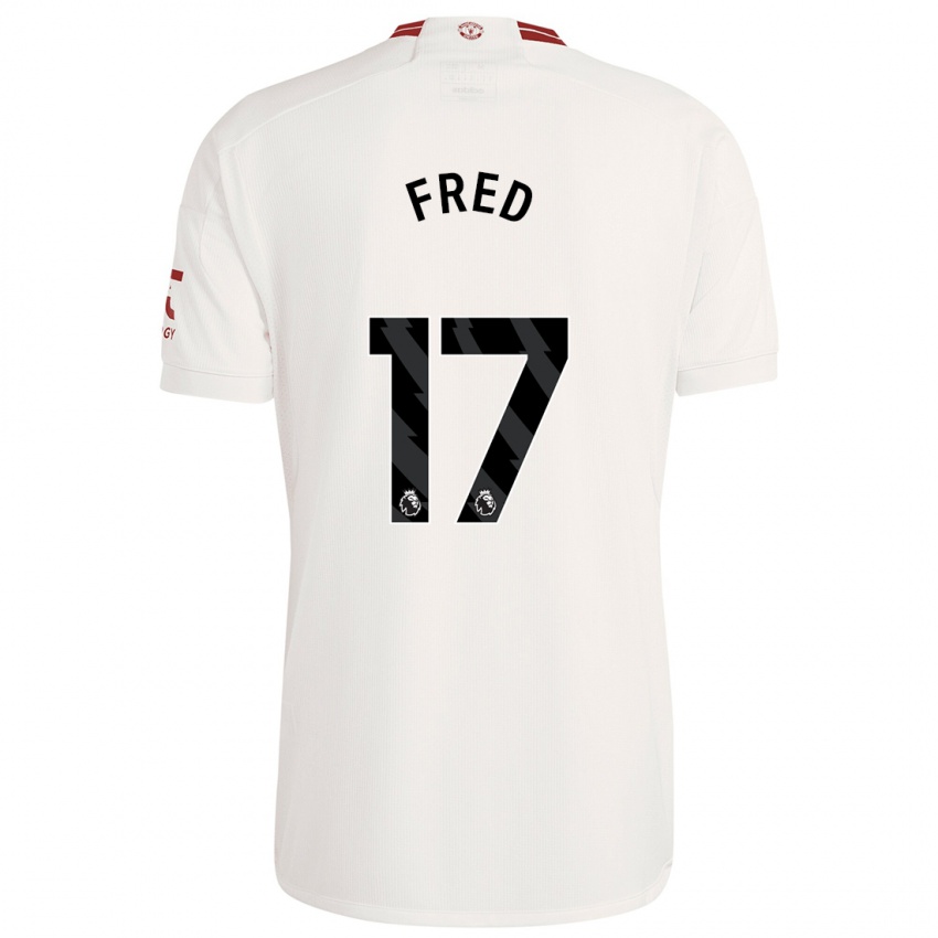 Homem Camisola Fred #17 Branco Terceiro 2023/24 Camisa
