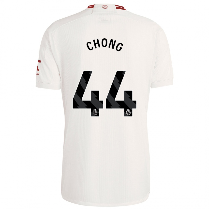 Homem Camisola Tahith Chong #44 Branco Terceiro 2023/24 Camisa