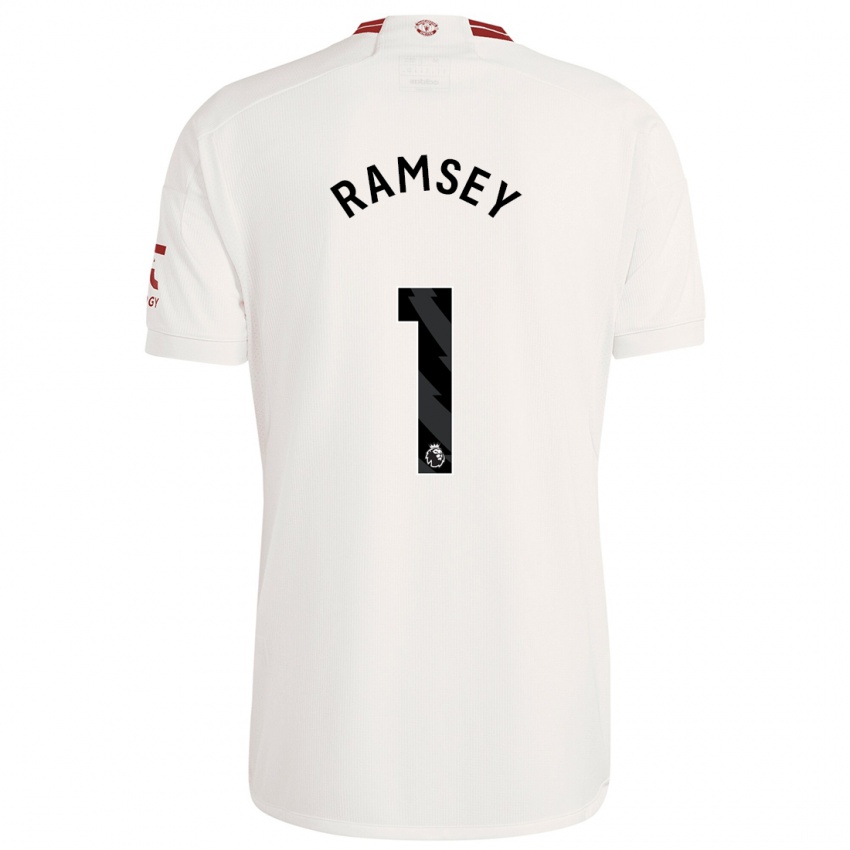 Homem Camisola Emily Ramsey #1 Branco Terceiro 2023/24 Camisa