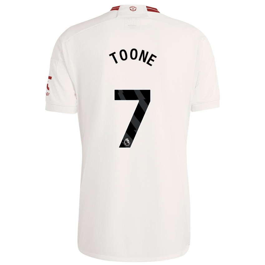 Homem Camisola Ella Toone #7 Branco Terceiro 2023/24 Camisa