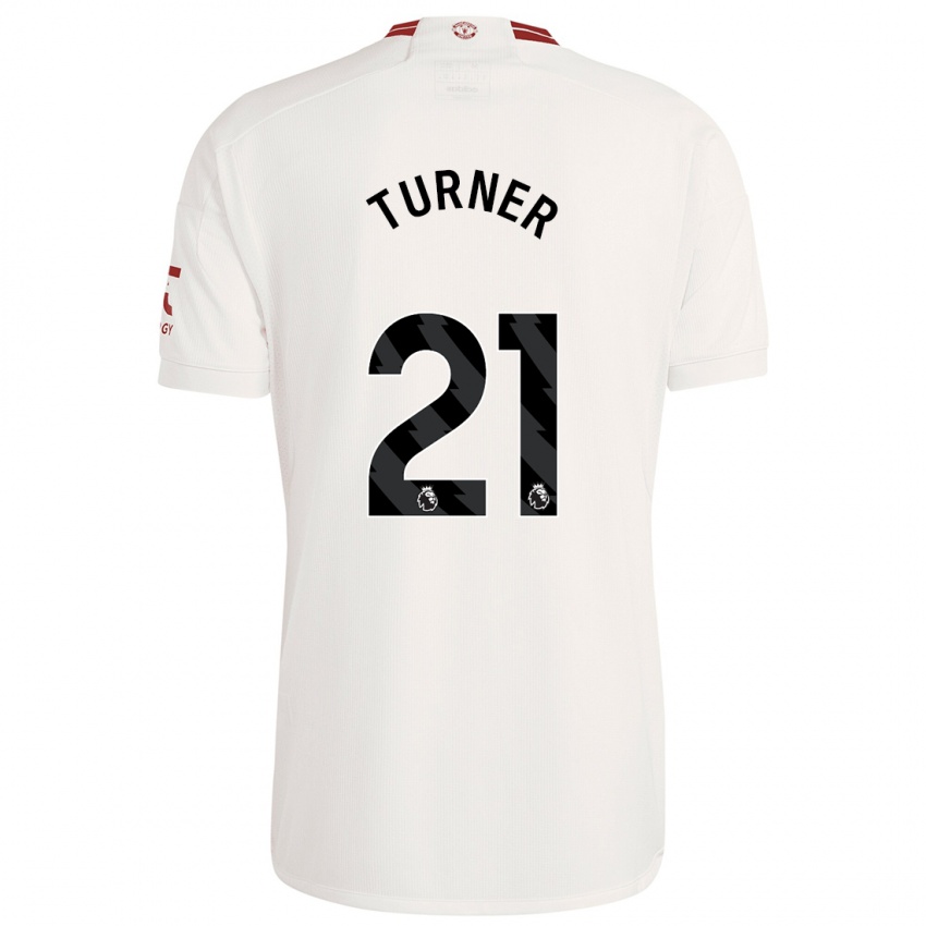 Homem Camisola Millie Turner #21 Branco Terceiro 2023/24 Camisa
