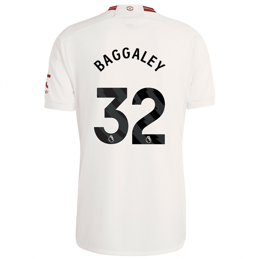 Homem Camisola Sophie Baggaley #32 Branco Terceiro 2023/24 Camisa
