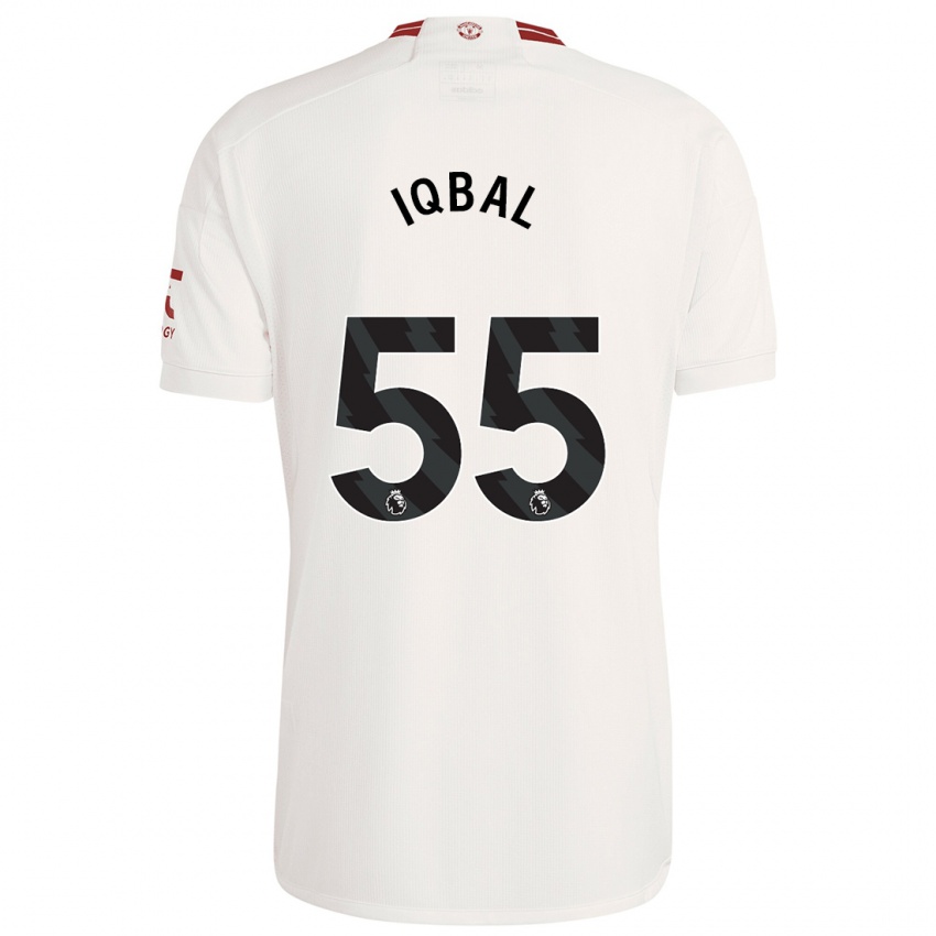 Homem Camisola Zidane Iqbal #55 Branco Terceiro 2023/24 Camisa